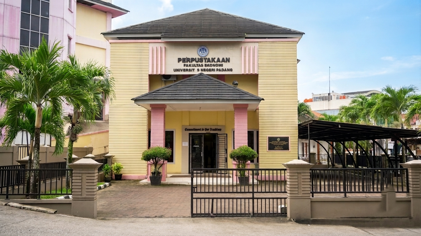 Foto depan Perpustakaan FEB