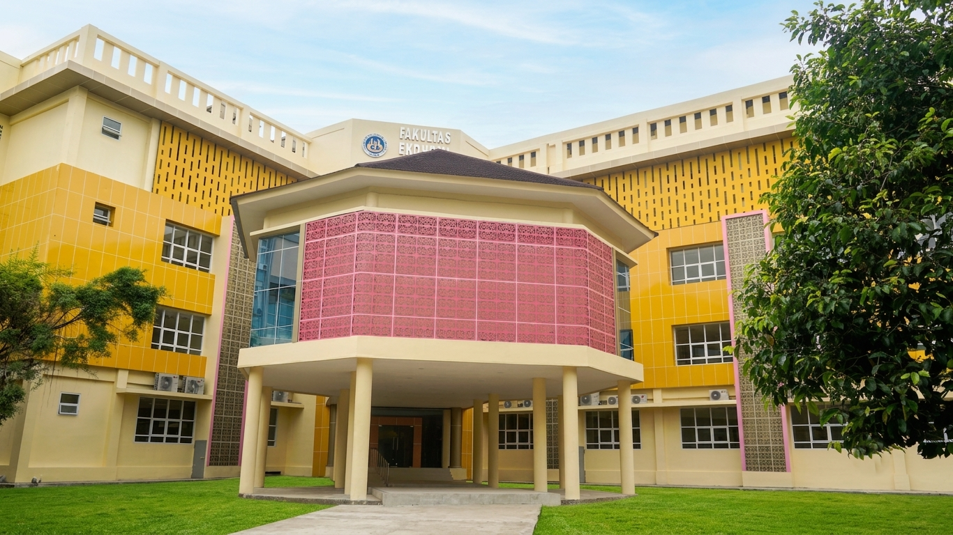 Foto depan Gedung Pascasarjana FEB