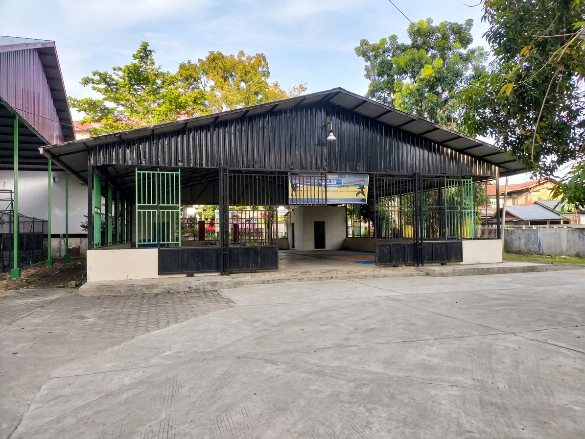 Foto depan Pendopo Olahraga Bela Diri FIK