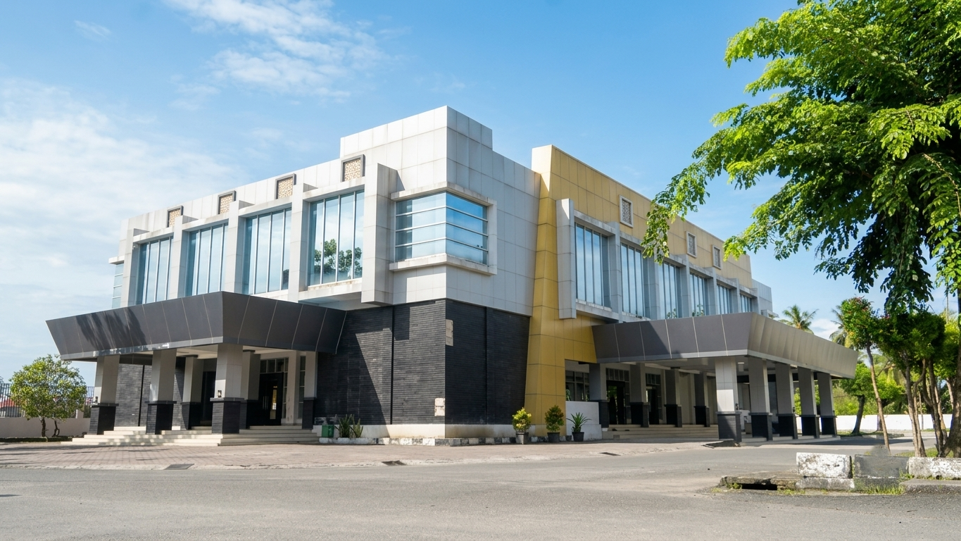 Foto depan Gedung Aula FMIPA