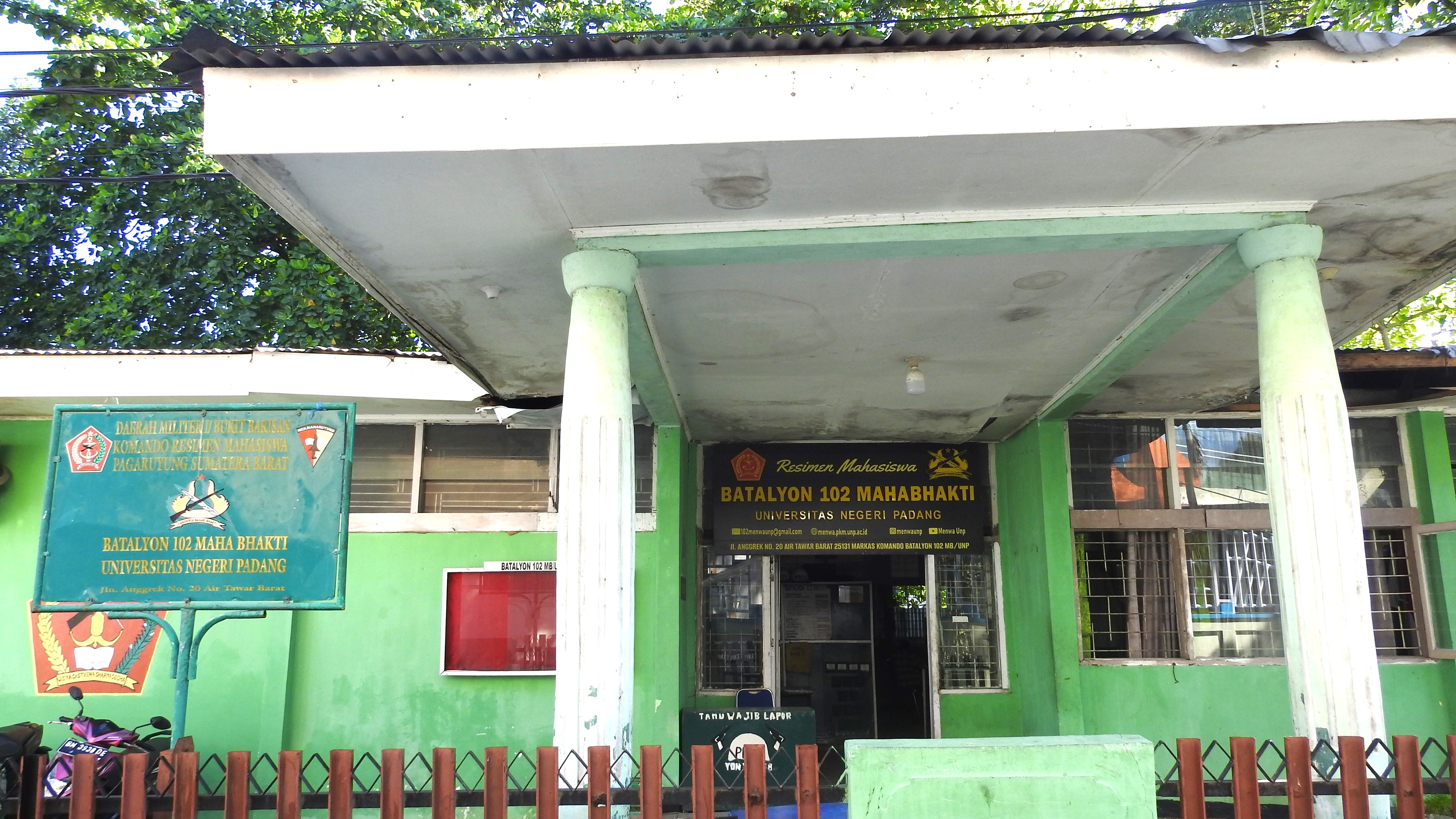 Foto depan Sekretariat Menwa