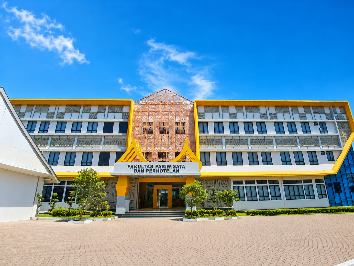 Foto depan Gedung Labor dan Lokal Kuliah PKK FPP