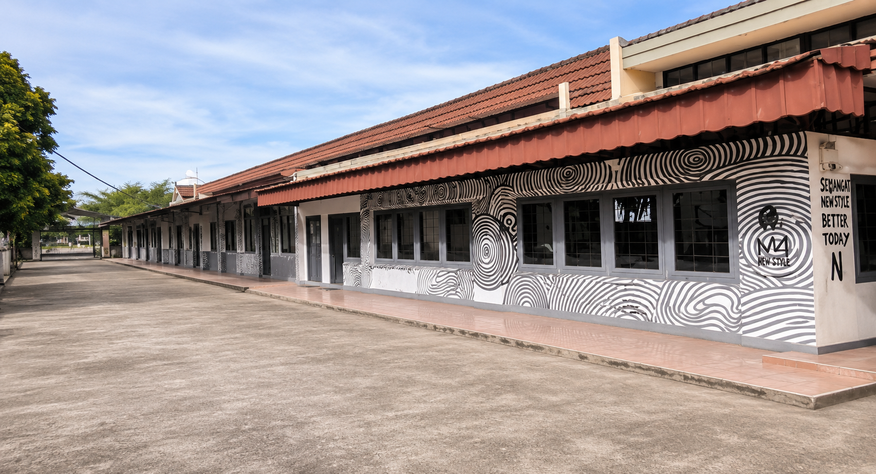 Foto depan Gedung Seni Rupa FBS