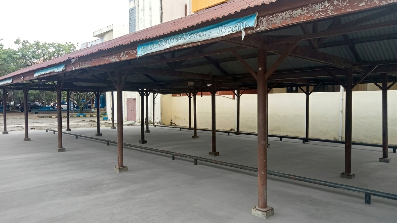 Foto depan Parkiran Roda 2 FMIPA